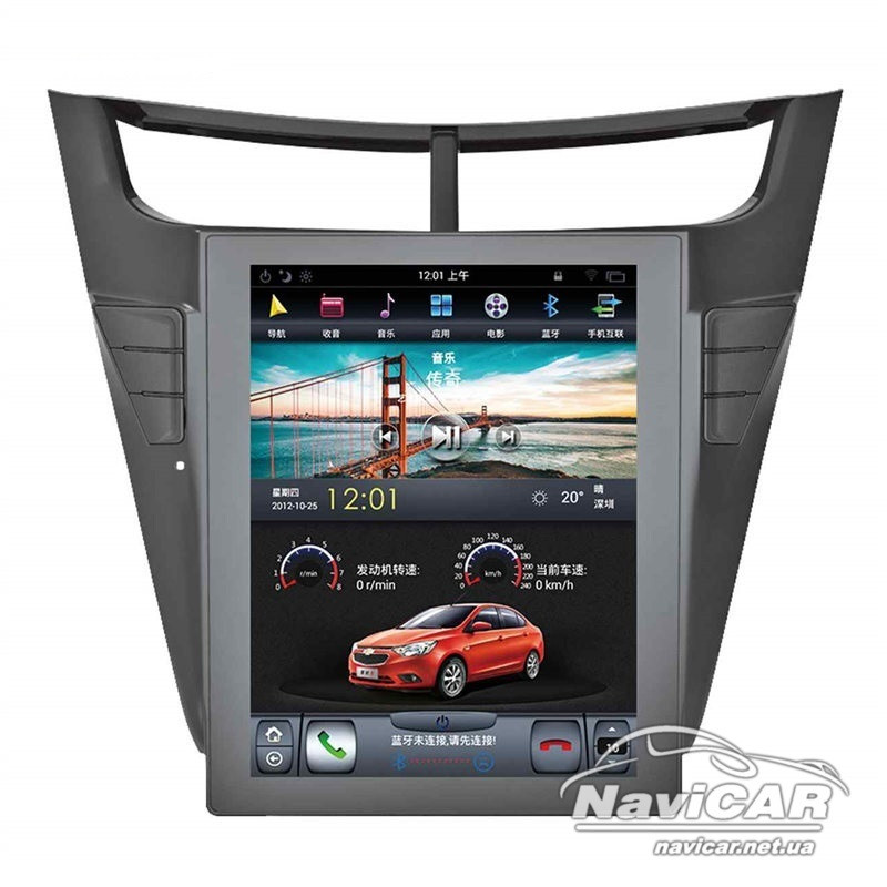 Штатна магнітола для Chevrolet Sail Tesla Style на Android