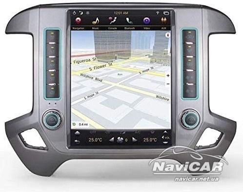 Штатна магнітола для Chevrolet Silverado 2014-2018 Tesla Style на Android