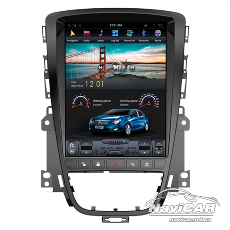 Штатна магнітола для Buick Excelle XT 2009-2013 Tesla Style на Android