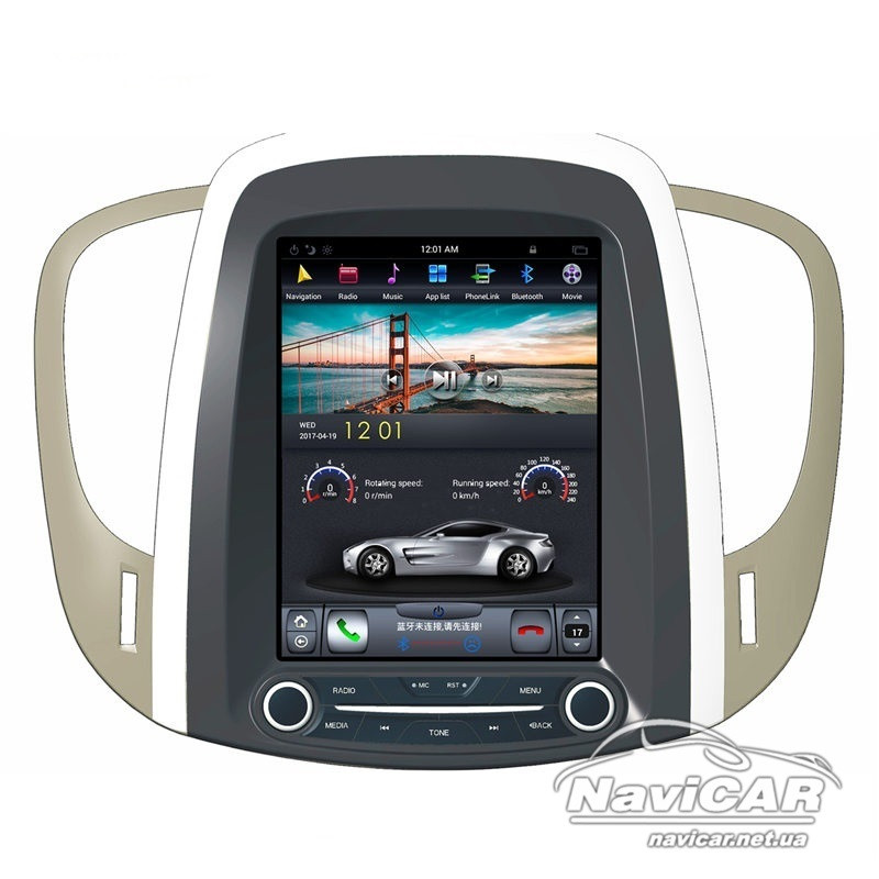 Штатна магнітола для Buick Lacrosse 2009-2012 Tesla Style на Android