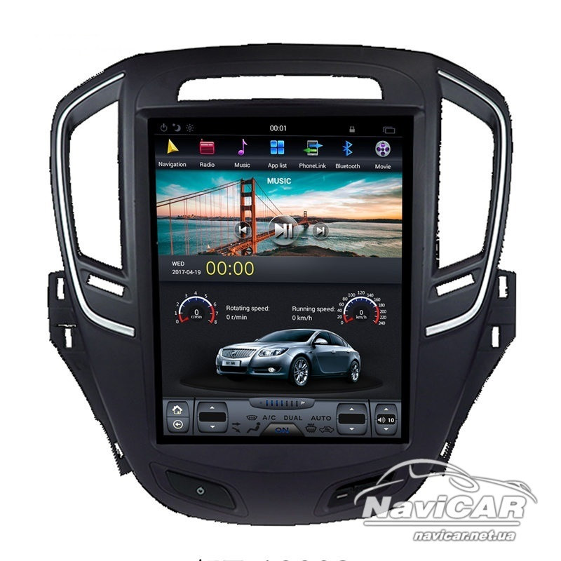Штатна магнітола для Buick Regal 2015+ Tesla Style на Android