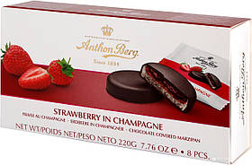 Марципан Anthon Berg Strawberry Champagne 220g