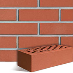 Клінкерна цегла ROBEN MELBOURNE Червоний гладкий