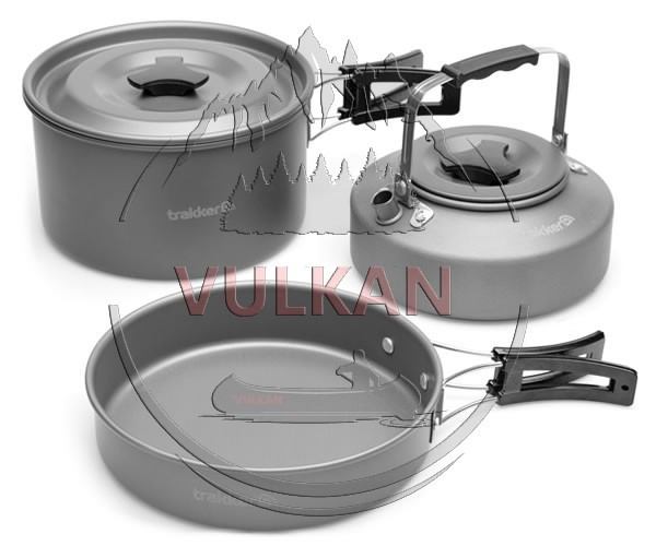 Набір посуду Trakker Armolife Complete Cookware Set (каструля, чайник і сковорода)