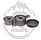 Набір посуду Trakker Armolife Three Piece Cookware Set (2 каструлі і сковорода), фото 3