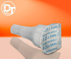 Голки для шприц - ручок КД Пінофайн (KD-PENOFINE) універсальні 5 мм. - 10 шт.
