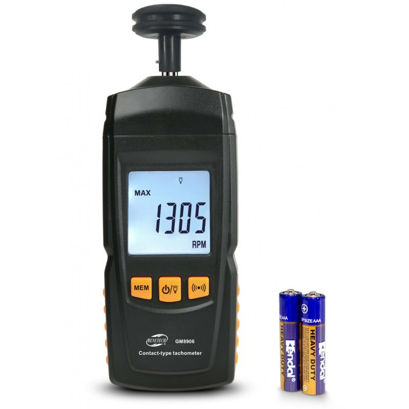 Тахометр контактный Benetech GM8906 (0.5..19999 об/мин) - купить по ...