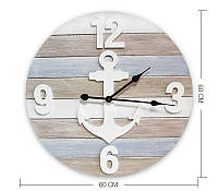 Настенные часы HOMAX "Якорь", 60 см (ED23)