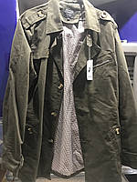 Mochoose Мужская повседневная длинная куртка пальто ветрозащитный хлопок верхняя одежда однобортный пуговица P