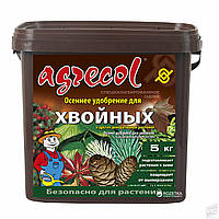 Осіннє добриво 0-0-25 Агрекол для хвойних рослин, 5 кг