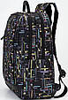 Рюкзак міський Dolly 390 тканинної, 19 л, чорний, синій, фото 4