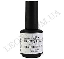 Самовирівнювальна база для проблемних нігтів Honey Girl Silk Rubber Base 15 ml