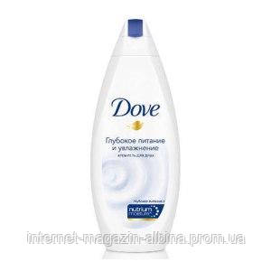 Крем-гель для душу Dove жіночий Глибоке живлення і зволоження, 250мл