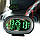 Багатофункціональні автомобільні годинники VST 7009V, термометр вольтометр, автогодини, фото 6