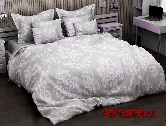 Сімейний набір бавовняного постільної білизни з Бязі "Gold" №154026 Черешенка™, фото 1