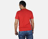 Чоловіча футболка червона класична ValueWeight Fruit of the Loom, фото 3
