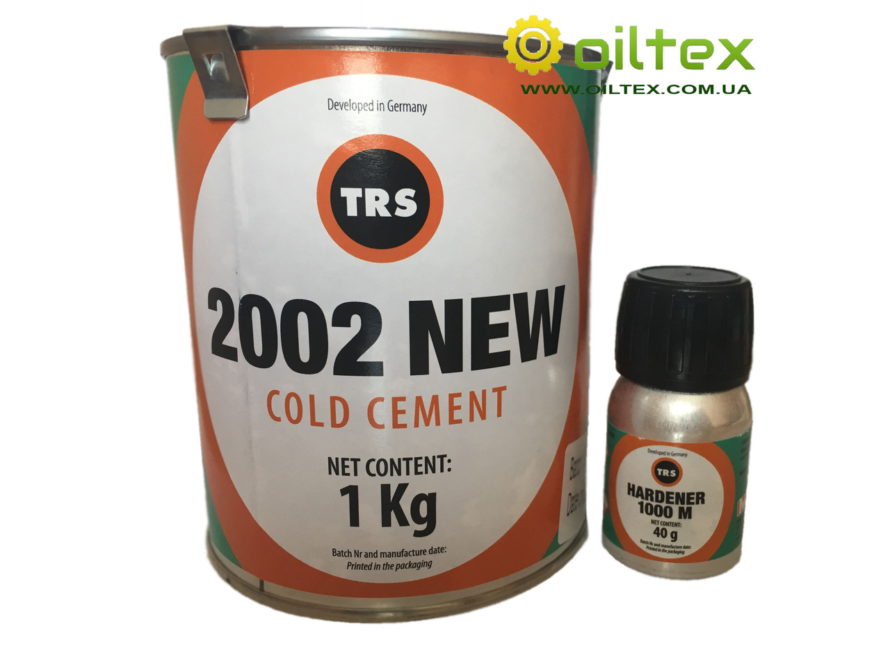Клей TRS-2002 New Cold Cement 1 кг двокомпонентний з активатором для стикування конвеєрної стрічки, фото 1