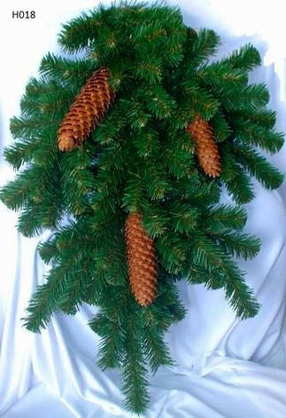 Ялинова гілка з шишками, фото 1