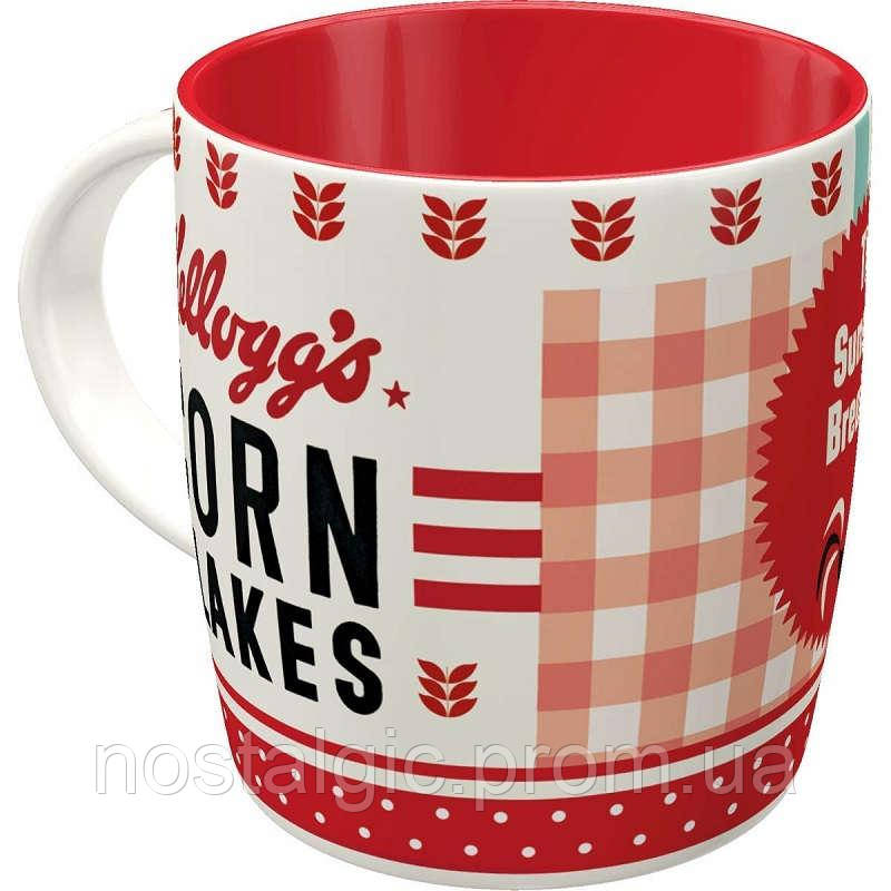 Чашка керамічна Ностальгічне-Art Kelloggs Girl Corn Flakes Collage (43037)