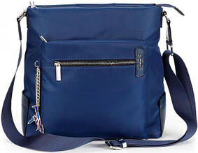 Молодежная сумка Dolly 651 тканевая, синий, черный