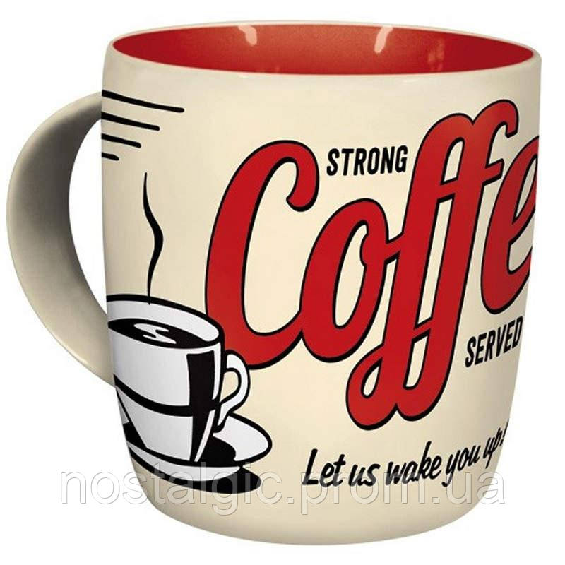 Чашка керамічна Ностальгічне-Art Strong Coffee Sold Here (43022)