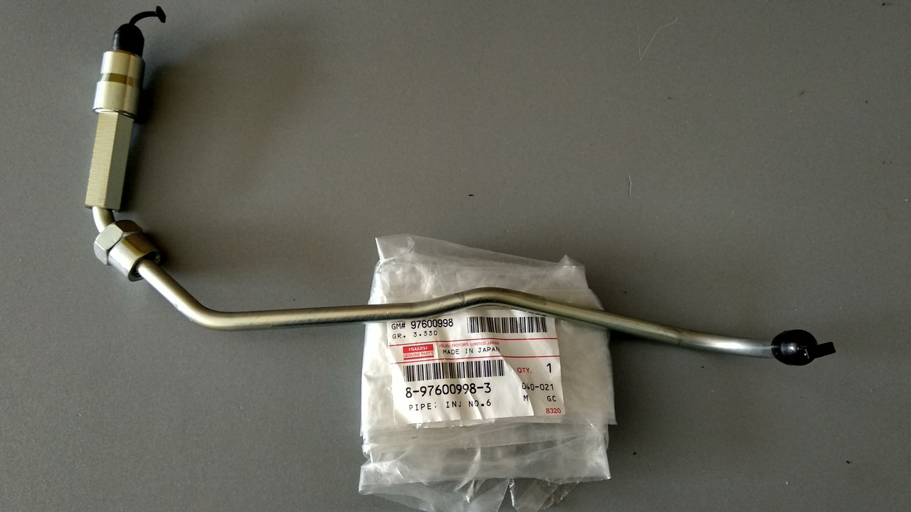 Паливна трубка No6 Isuzu 6HK1 8976009983 8976009982 8976009981 8976009980, фото 1
