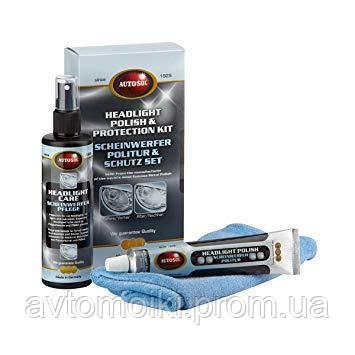 НАБОР ДЛЯ ВОССТАНОВЛЕНИЯ ПЛАСТИКОВЫХ ФАР AUTOSOL® Headlight Polish & Protection Kit ar.01 000008 - фото 2 - id-p1025330285