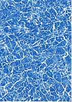 Пленка ПВХ для бассейна Elbeblu Marble blue (синий мрамор) усиленная