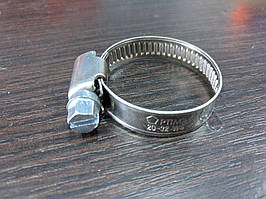 Хомут Нержавійка 16-25 W4