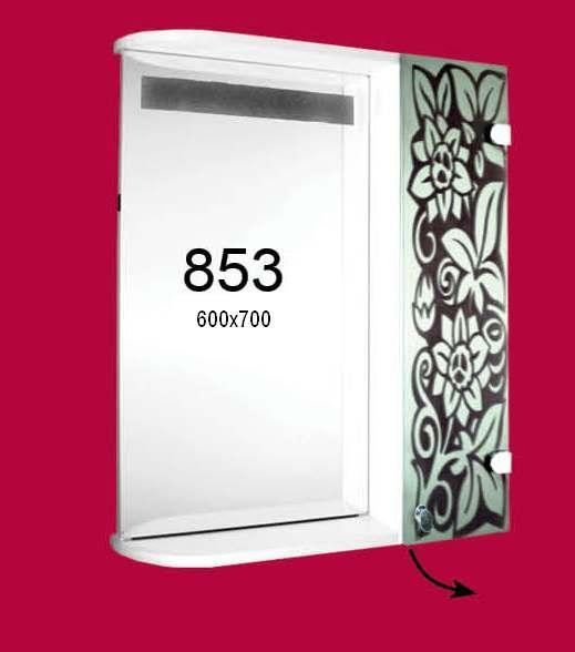 Шафа-дзеркало ШК853 (60*70*14см) з LED підсвічуванням