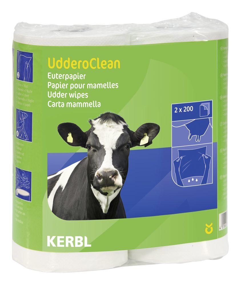 Папір для вим'я ВРХ, кіз UdderoClean, 2х200шт Kerbl Німеччина