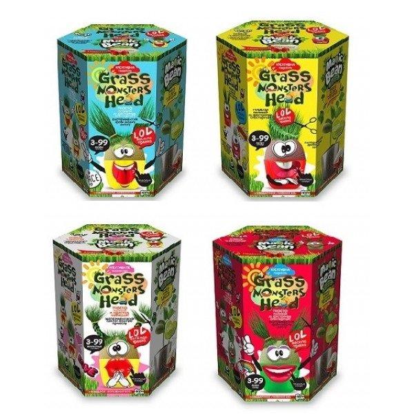 Набір творчості Трав'янчики GRASS MONSTERS HEAD тм Danko Toys