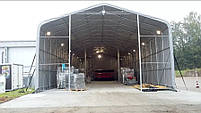 Шатер 8х12 метров ПВХ 600г/м2 с мощным каркасом под склад, гараж, палатка, ангар, намет, павильон садовый, фото 2
