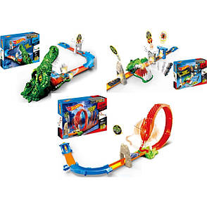 Ігровий набір Hot Wheels "Логово крокодила" 3089/ Трек-запуск "Hot Wheels" схоплення з Крокодилом, фото 4