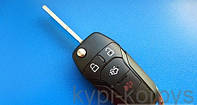 ФОРД Ford Focus Fusion Ranger Edge Explorer выкидной ключ (корпус) 3 - кнопки + 1 Panic без логотипа с зади.