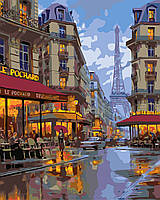 Картина по цифрам Вечерний Париж (BRM3525) 40 х 50 см