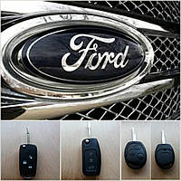 Корпус выкидного ключ для FORD (Форд) Fiesta,Focus корпус 3 - кнопки, лезо HU101