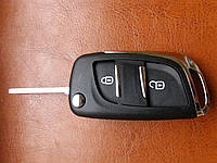 Корпус выкидного ключа для Citroen C1, C2, С3, С4, Berlingo (Сітроен Берлінго) 2 - кнопки