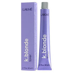 Тонер сріблястого відтінку для волосся Lakme K.blonde toner silver 60 мл