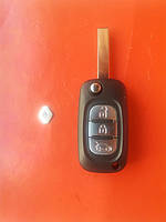 Корпус выкидного автоключа для Renault (Рено) 3 - кнопки,лезвие VA2