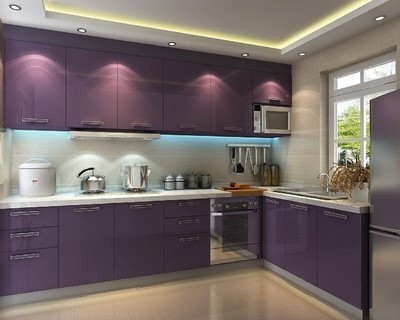 Фиолетовая/лавандовая кухня под заказ ViAnt, Киев и область - фото 2 - id-p74705449