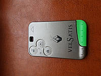 Корпус смарт карты для RENAULT Vel Satis (Рено Вел сатис) 3 -кнопки с лезвием с логотипом.
