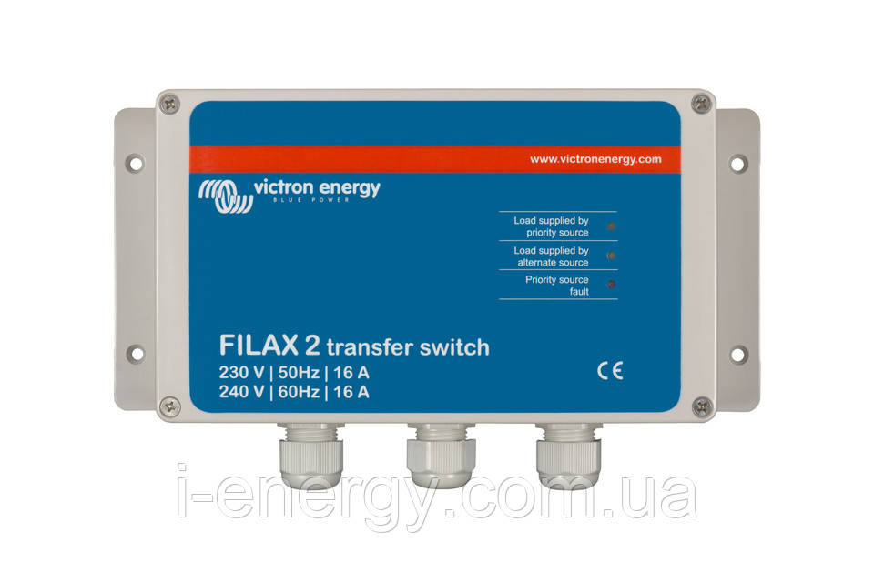 Пристрій включення резерву Filax-2 230V/50Hz-240V/60Hz SDFI0000000 Victron Energy