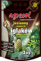 Удобрение Agrecol (Агрикол) Hortifoska осеннее для хвойных растений 3 кг