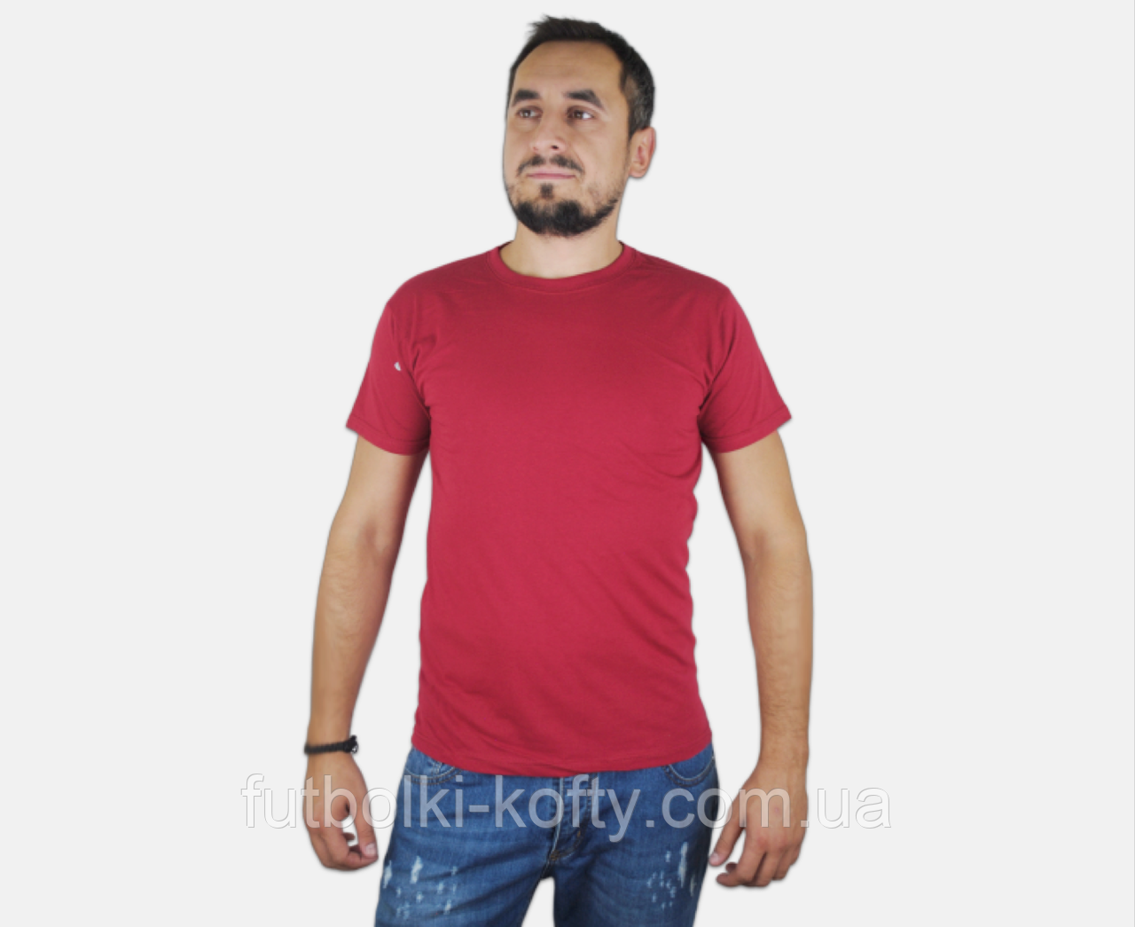 Чоловіча футболка червона класична (цегляно-червоний) ValueWeight Fruit of the Loom 2XL, 54, фото 1