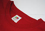 Чоловіча футболка червона класична (цегляно-червоний) ValueWeight Fruit of the Loom 2XL, 54, фото 7