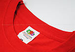 Чоловіча футболка червона класична ValueWeight Fruit of the Loom XL, 52, фото 8