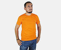 Мужская футболка оранжевая классическая ValueWeight Fruit of the Loom 2XL, 54