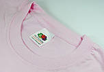 Чоловіча футболка рожева класична ValueWeight Fruit of the Loom 2XL, 54, фото 7
