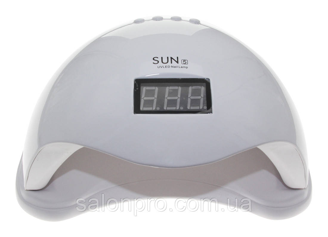 UV LED лампа SUN 5 48 Вт для сушіння гель та гель-лаку, біла